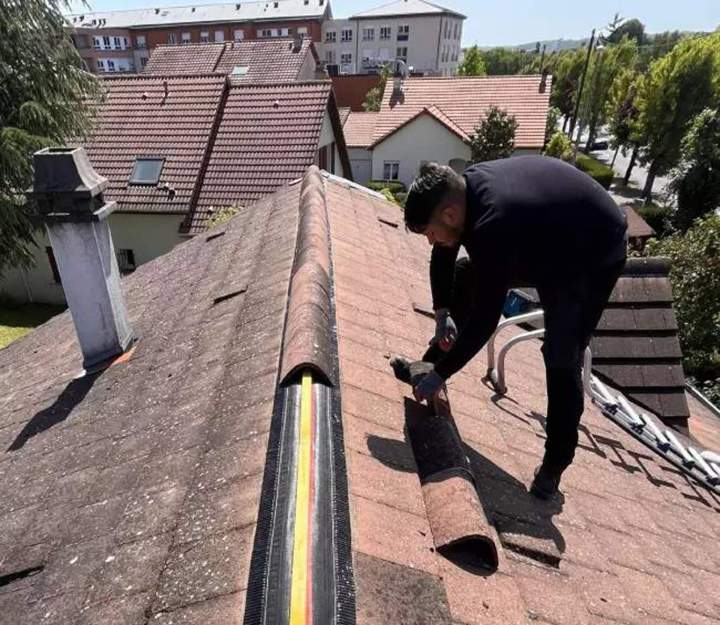 Travaux de couverture à Forbach